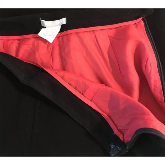 J. CREW Black Ponte Knit Skirt Straight Pencil Classic Style Vintage Career Vtg - Picture 6 of 9